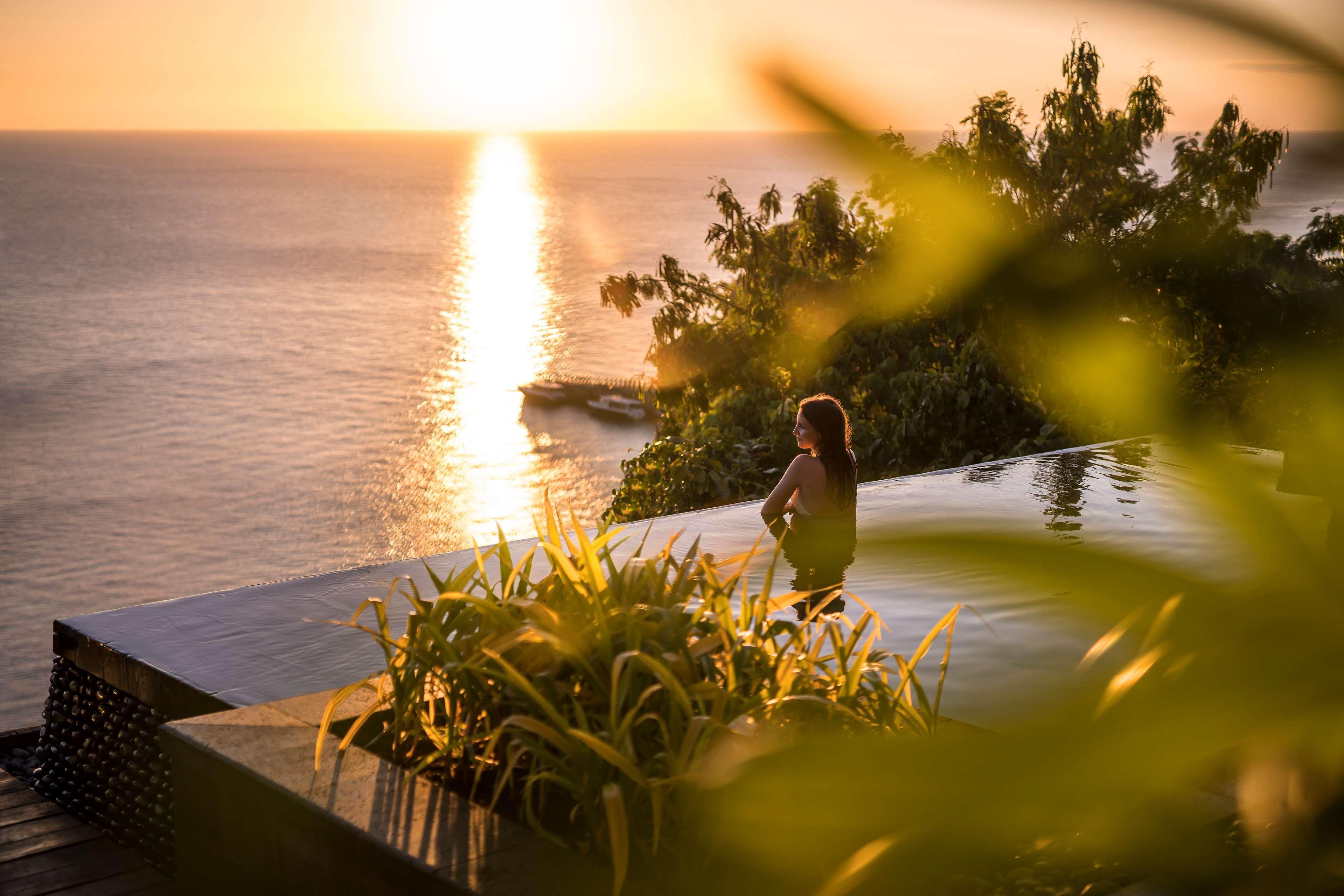 Shangri-La Boracay Luaran gambar Sunset at the resort
