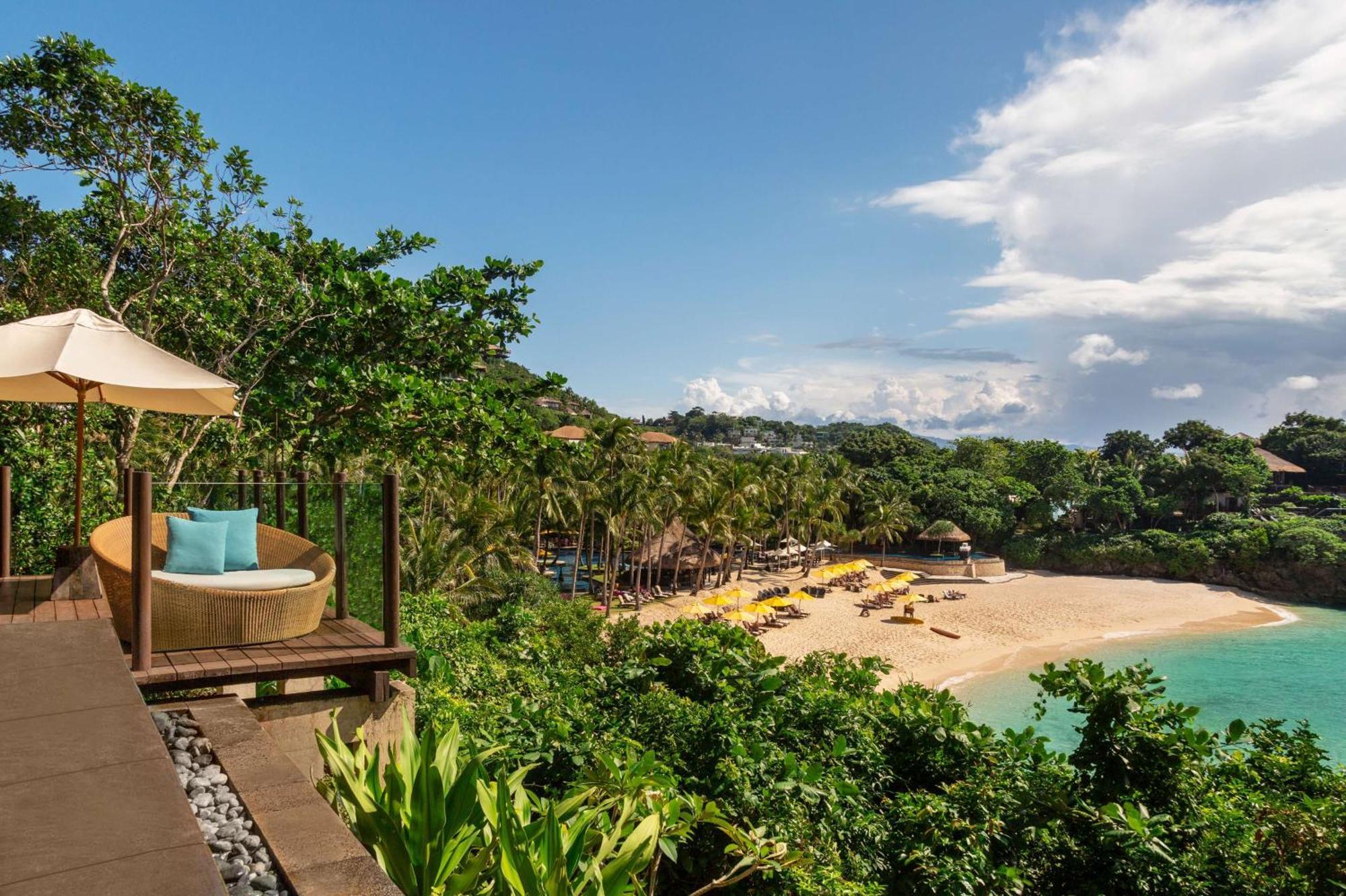 Shangri-La Boracay Luaran gambar View of the beach at the resort